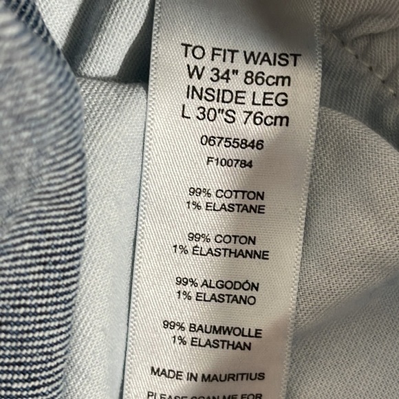 ASOS Denim Jeans 30x30 With Pockets Unisex - Picture 8 of 8